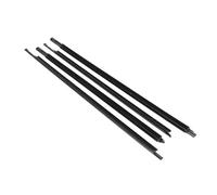 Bumper Door Edge Protection Strips for Dodge for Ram 1500 2500 3500 4500 5500 2009-2021 4PCS Outer Window Rubber Weatherstrip Waterproof Pressure Seal Belt Moulding