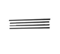 Bumper Door Edge Protection Strips for Nissan for X-Trail T31 2008-2013 Window Glass Weather Strips 80821-1DA0A 4 Pcs Outside Rubber Seal