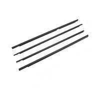 Bumper Door Edge Protection Strips for Suzuki for Grand for Vitara 5dr 2009-2013 Outer Window Rubber Weatherstrip Waterproof Pressure Sealing Belt Moulding Trim 4PCS