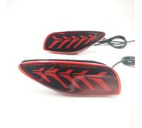 Bumper Fog Driving Lamp Car Tail Light Rear Bumper Light Rear Fog Lamp Brake Light Turn Signal 1 Pair LED Reflector For Kia For Seltos 2019 2020 2021(2 Functions)