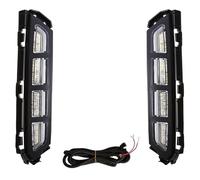 Bumper Fog Driving Lamp For Hyundai For Elantra 2019 2020 2Pcs LED Fog Lamp DRL Daytime Running Lights With White Yellow Turn Signal Light Drl 12V
