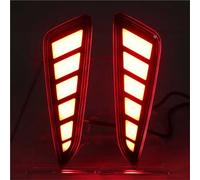 Bumper Fog Driving Lamp For Toyota For C-HR For CHR 2016 2017 2018 2019 1 Pair LED Reflector Lamp Rear Fog Lamp Rear Bumper Light Brake Light(Model C)