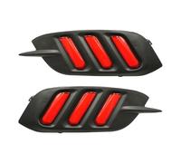 Bumper Fog Driving Lamp LED Reflector Tail Light Brake Warning Lamp Rear Fog Lamp Rear Bumper Light 2Pcs For Civic 2016 2017 2018(Red Cover,2 Functions)