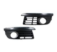 Bumper Fog Light Grill Compatible with VW For Jetta Sedan 2006 2007 2008 2009 2010 Front Bumper Driving Lamp Cover Fog Light Cover Vent Grille 1K0853666E