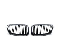 Bumper Grill 2Pcs For BMW E92 E93 3-Series 328I 335I Coupe LCI 2010-2013 Car Black Front Kidney Double Slat Grill Grille(Carbon Look)