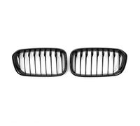 Bumper Grill For BMW For F20 For F21 For 1-Series 2015 2016 2017 5-Door Hatch Back Center Car Grilles(Single Line Glossy)