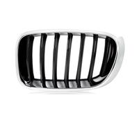 Bumper Grill For BMW For F25 For X3 2014 2015 2016 2017 Front Bumper Kindey Grille Chrome Trim Racing Grills Left Right Side(Left side)