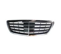 Bumper Grill For Mercedes For Benz For E-Class For W213 2016-2020 Front Racing Center Grille Facelift Bumper(Chrome)