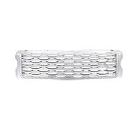 Bumper Grill Grille For Land For Rover For Range Vogue L405 2013-2017 Upgrade To 2018-2022 Style Front Bumper Upper Mesh Grills Parts Front Lower Bumper(All silver)