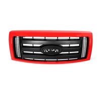 Bumper Grille Compatible With For XLT 2009 2010 2011 2012 2013 2014 Front Bumper Grille Front Surround Body Kit Upper Grille Cover Center