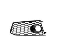 Bumper Grille Fog Light Cover Compatible With A7 2014 2015 2016 2017 2018 S7 RS7 HONEYCOMB Glossy Black Car Fog Light Grill Cover Front Bumper Lamp Grille 4G8807681G(Left)