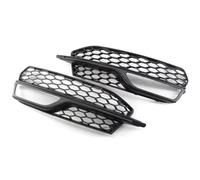 Bumper Grille Fog Light Cover Compatible With S3 A3 S-Lines 2014-2016 Left Right Front Bumper Fog Light Grille Grill Honeycomb Mesh Lamp Cover 8V3807681 8V3807682(Pair)