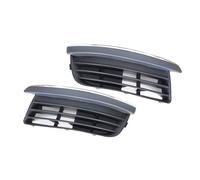 Bumper Grille Fog Light Cover Compatible With VW For Jetta For Golf MK5 2006 2007 2008 2009 2010 2011 Front Fog Lamp Frame Fog Cover Grille Light Cover 1K0853666J 1K0853665G(Pair)