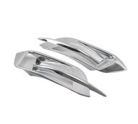 Bumper Grille For Civic 10th Sedan 2016 2017 2018 ABS Chrome Front Foglight Cover Trim Fog Light Lamp Eyelid Strip Car Accessories 2pcs Fog Light Grille Cover(Rear fog lamps)