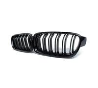 Bumper Grille Grill For BMW 3 Series F30 F31 F35 2011-2019 Front Grilles Kidney Grill Replacement Double Slat Bright Black