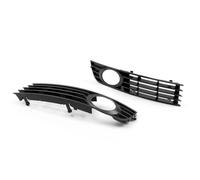 Bumper Grille Insert Compatible With A4 B6 2002 2003 2004 2005 8E0807681 1 Pair Front Lower Bumper Fog Light Grilles Car Racing Fog Lamp Grill Car Accessories