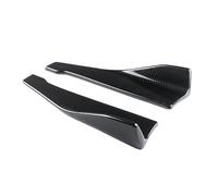 Bumper Guard 48cm Universal For BMW E90 E92 E93 E60 E61 Car Rear Bumper Splitter Apron Spoiler Side Skirt Extension Body Kit Rear Diffuser Bumper(Carbon Fiber Look)