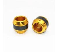 Bumper Guard Blocks Frame Sliders 2Pcs Universal Motorcycles Falling Protector Aluminum Alloy Explosion-proof Front Wheel Crash Pad Screw Motorcycle Frame Slider(Yellow)