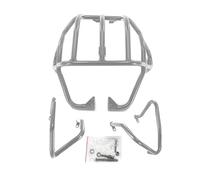 Bumper Guard Kit Motorcycle Accessories Upper Lower Guard Bar Highway Protector Fit For BMW G650GS Sertao 08-16 F650GS Fit For Dakar 99-08 Brush Guard(Silver-1 Set)