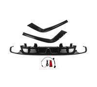 Bumper Guard Rear Bumper Diffuser Lip For Accord 2018 2019 2020 2021 2022 Gloss Black Boot Bracket Splitter Spoiler W/LED Brake Lamp Body Kit Rear Diffuser Bumper