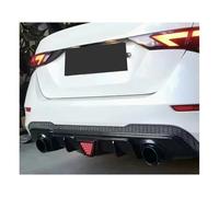 Bumper Guard Rear Bumper Diffuser Lip For Nissan For Sentra For Sylphy 2020 2021 2022 With LED Light Double Single Out Decoration Protector Body Kits Rear Diffuser Bumper(Option 3)