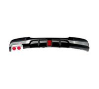 Bumper Guard Rear Bumper Spoiler Lip With Led For Bmw 3 Series E90 318i 320i 328i 330i 335i 340i 2005-2012 Diffuser With Brake Light Rear Diffuser Bumper(Single-sided Double)