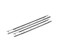 Bumper Guard Strips for CR-V for CRV 2007-2011 4PCS Car Outer Window Rubber Weatherstrip Waterproof Pressure Strip Sealing Belt Moulding Trim