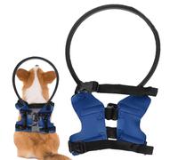 Bumper Harness for Blind Dogs - 22 cm Adjustable Obstacle Avoidance Ring | Polyester Protective Cover For Pets 4-10 kg | Blind Dog Halo, Pet Safety Bumper, Leader Bad