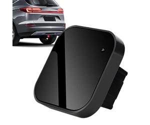 Bumper Hitch Cap Light - 9.8x9.8x5.6cm Tow Hook Cover, Durable plasticc Brake Lamp, High Visibility Rear Bumper Light with Steady and Flashing Red Modes | Tow Hitch Lights for Truck SUV Trailer