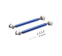 Bumper Lip Lever 2 Pcs 100mm Universal Car Racing Adjustable Front Rear Bumper Adhensive Lip Splitter Rods Support Bar Kit Nondestructive Insall(Blue)