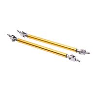 Bumper Lip Lever 2Pcs/ 200mm Universal Racing Front Bumper Lip Splitter Rod Strut Tie Bar Support Kit Bumpers(Gold)