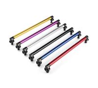 Bumper Lip Lever 2pcs Universal Lip Splitter Rod Support Bars 200mm Adjustable Front Rear Bumper(Blue)