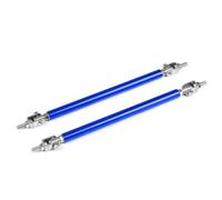 Bumper Lip Lever Car Splitter Rods Racing Adjustable Front Rear Bumper Lip Support Strut Brace Tie Pull Bar Kit 75/100/150/200mm Universal(Blue-150mm)