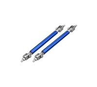 Bumper Lip Lever Car Splitter Rods Racing Adjustable Front Rear Bumper Lip Support Strut Brace Tie Pull Bar Kit 75/100/150/200mm Universal(Blue-100mm)