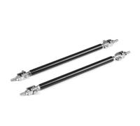 Bumper Lip Lever Car Splitter Rods Racing Adjustable Front Rear Bumper Lip Support Strut Brace Tie Pull Bar Kit 75/100/150/200mm Universal(Black-150mm)