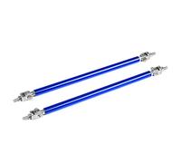 Bumper Lip Lever Stainless Steel Bumper Lip Adjust Front Strut Splitter Rod Tie Support Bars 100MM 150MM 200MM(200MM BLUE)