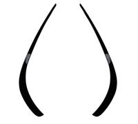 Bumper Lip Spoiler For Mercedes For Benz CLS Class C218 14-17 | For X218 For AMG For Line Canard Splitter Front Bumper Spoiler Fog Light Grille Trim By ABS Front Bumper Lip(Gloss black)