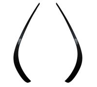 Bumper Lip Spoiler For Mercedes For Benz CLS Class C218 14-17 | For X218 For AMG For Line Canard Splitter Front Bumper Spoiler Fog Light Grille Trim By ABS Front Bumper Lip(Carbon Look)