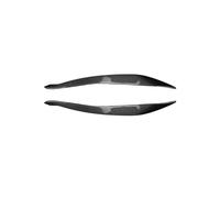 Bumper Lip Spoiler Side Car Front Headlight Eyebrows Eyelash Eyelid Trim Cover Spoiler Car Accessories Compatible With 5 Series F10 F11 2015 2016 2017(Carbon Fibre)