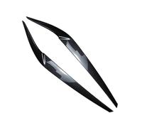 Bumper Lip Spoiler Side Headlamp Cover Trims 3D Stickers Car Front Spoiler Headlight Eyelid Eyebrow Compatible With 5 G30 G31 G38 F90 For M5 525I 530I 540I 2017-2021(Carbon Fiber Look)