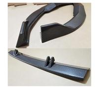 Bumper Lip Trim Spoiler For A3 S3 8Y 2021 2022 2023 Front Bumper Splitter Lip Diffuser Body Kit Spoiler Guard Car Exterior Accessories(Carbon Black)