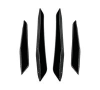 Bumper Lip Trim Spoiler For BMW G87 For M2 2023+ Car Modified Surround Crash Strip 4 Piece Crescent Wind Knife Front Bumper Side Skirt Spoiler(Glossy Black)