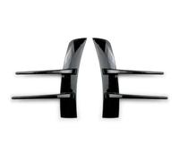 Bumper Lip Trim Spoiler For Mercedes For Benz A180 A200 A220 W177 2PCS Front Bumpers Lip Car Side Vent Trim Spoiler Canards Splitter Protector(Glossy Black)