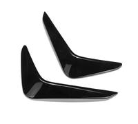 Bumper Lip Trim Spoiler For VW For POLO MK6 For Virtus 2017-2021 Front Bumper Splitter Spoiler Trim Fog Lights Eyebrow Wind Knife Sticker