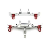Bumper Parts For MN128 MN86 G500 1/12 RC Car Metal Front And Rear Bumper With Tow Hook Upgrade Parts Repair Replacement Accessories(Silver,Front Rear)
