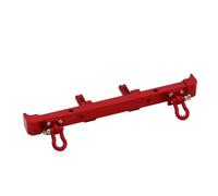 Bumper Parts For MN128 MN86 G500 1/12 RC Car Metal Front And Rear Bumper With Tow Hook Upgrade Parts Repair Replacement Accessories(Red,Rear)