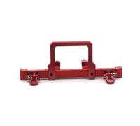 Bumper Parts For MN99S D90 D91 98 D96 MN90 1/12 RC Car Metal Front Bumper Upgrade Parts Accessories Repair Replacement(Red)