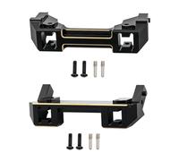 Bumper Parts For RGT EX86190 EX 86190 LC76 1/10 RC Crawler Car Brass Front And Rear Bumper Mount CounterweightUpgrade Parts(Front Rear)