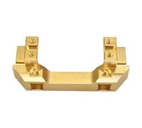 Bumper Parts For TRX-4 For TRX6 1/10 RC Crawler Upgrade Part Brass Heavy Duty Counter Weight Set Front Bumper Mount Servo Brass Mount
