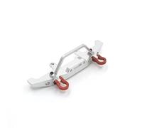 Bumper Parts For WPL C14 C24 1/16 Rc Crawler Car Metal Front Bumper Truck Model For Buggy Upgrade Parts Repair Replacement(Silver)